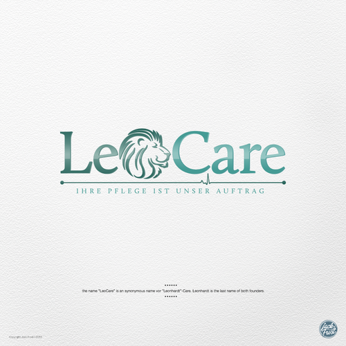 Zodiac logo with the title 'LeoCare'