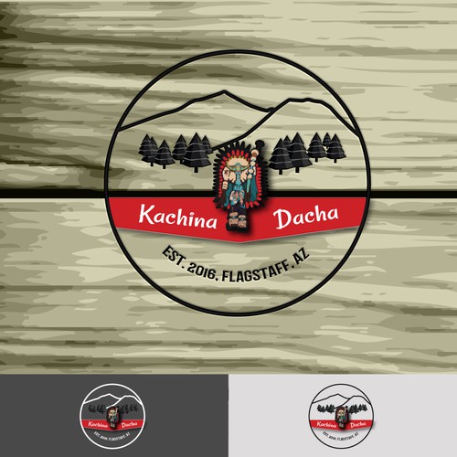 Chief logo with the title 'Kachina Dacha'