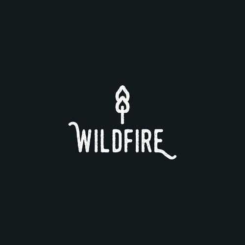 Candle logo with the title 'WildFire'