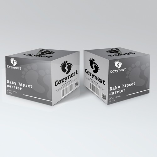 Care packaging with the title 'Baby hipset carrier'