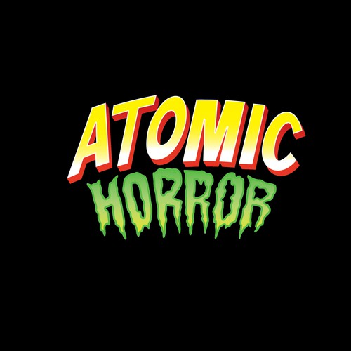 Horror logo with the title 'ATOMIC HORROR '