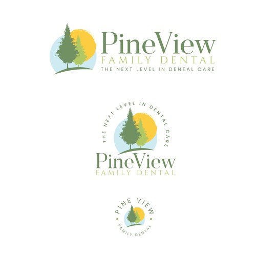 Tree logo with the title 'Unique dental logo'