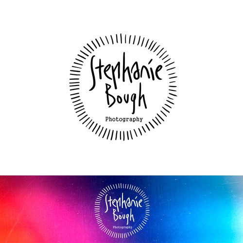 Manual design with the title 'Stephanie Bough Photography Manual Logo'