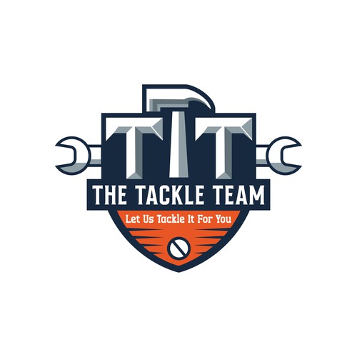 Cleaning company logo with the title 'Bold Logo for Handyman Services'