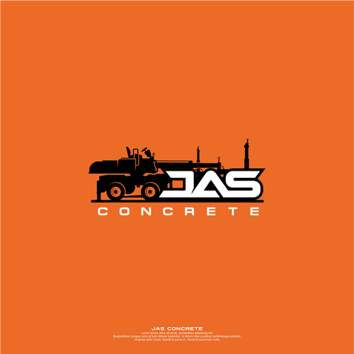 Vehicle graphic design with the title 'Logo for Construction '