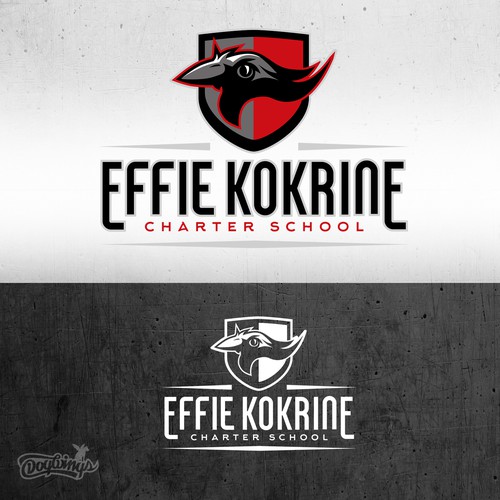 Raven logo with the title 'EFFIE KOKRINE CHARTER'