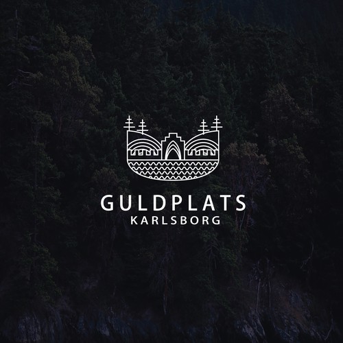 Fortress logo with the title 'Guldplast Karlsborg'