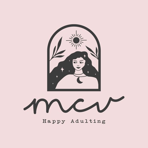 girl logo design