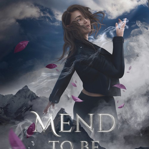 Air design with the title 'Fantasy Book Cover - "Mend to be Broken"'