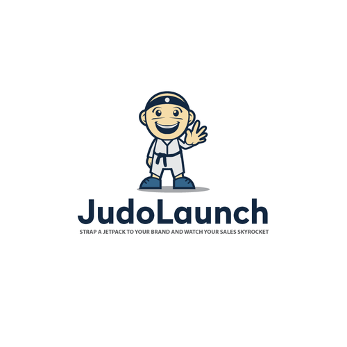 Launch design with the title 'JudoLaunch logo'