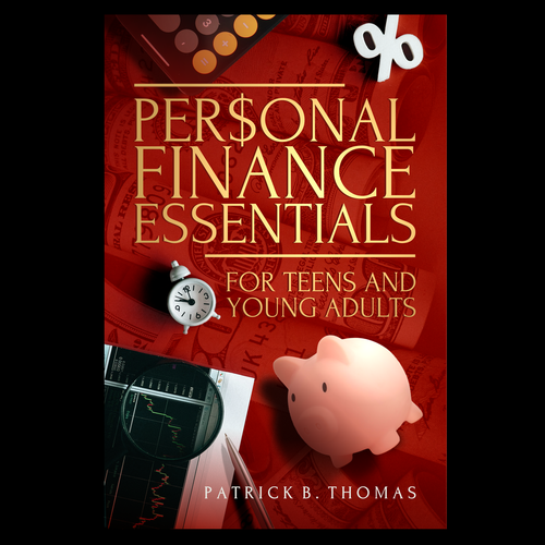 Financial book cover with the title 'Professional design for finance/money related theme book cover'