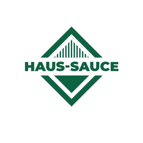 Sauce logo with the title 'Logo-Redesign "Haus-Sauce"'