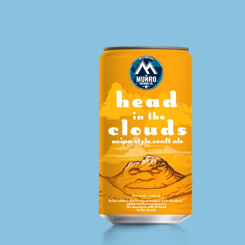 Beer packaging with the title 'Craft beer label'