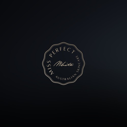 Skincare logo with the title 'Logo concept for Miss Perfect'