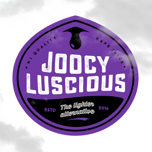 Unicorn design with the title 'Bold logo and label for Joocy'