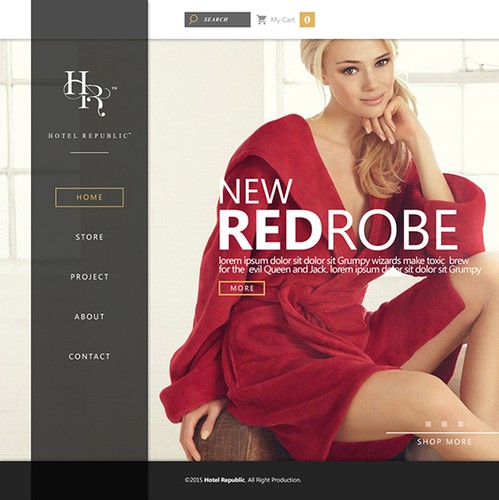 Jeans design with the title 'Create a web design'