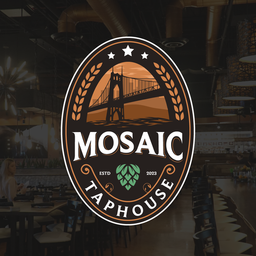 Mosaic logo with the title 'Mosaic Taphouse'
