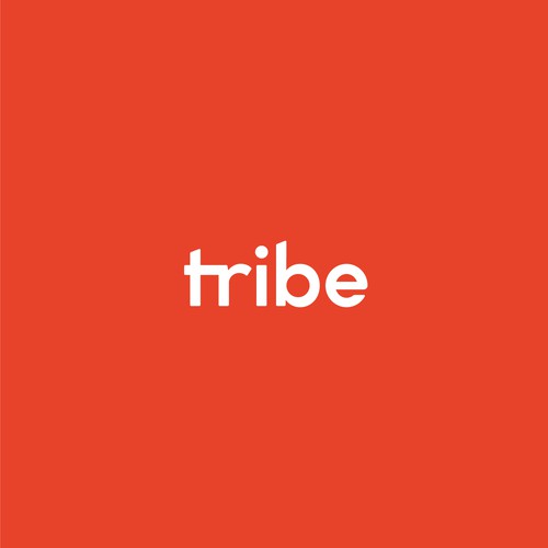 Tribe logo with the title 'Wordmark Logo'