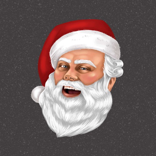 Santa Claus illustration with the title 'Santa Claus'
