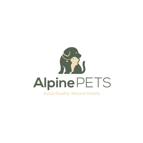 Swiss logo with the title 'Alpine Pets'