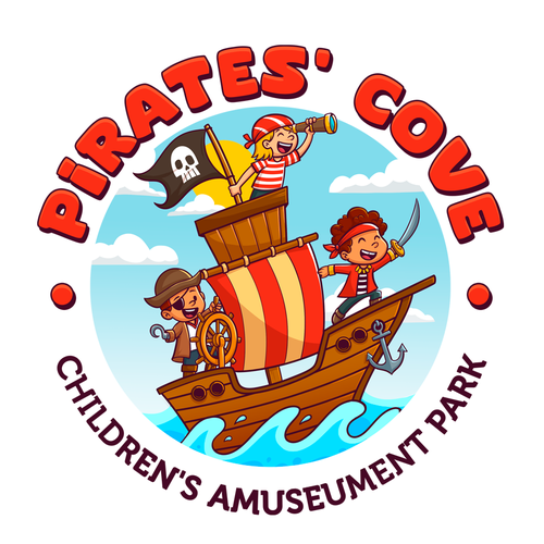 Pirate logo with the title 'mascot logo for sale'