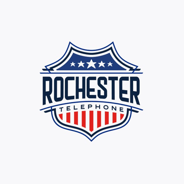 Call center logo with the title 'Telephone Logo Design'