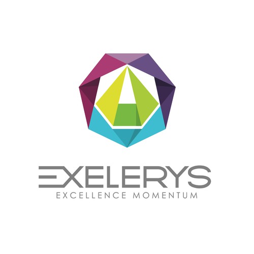Modern design logo with the title 'EXELERYS'