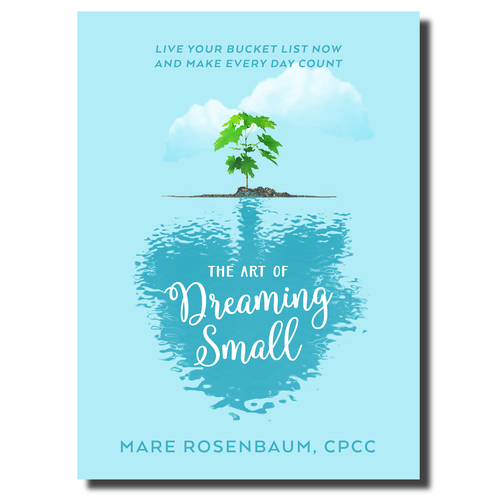 Business book cover with the title 'The Art of Dreaming Small'