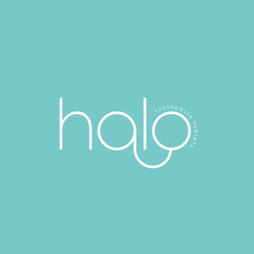 Toothpaste design with the title 'Design for an eco-friendly toothpaste tablets'