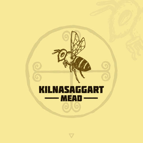 Mead design with the title 'Mead Honey Wine Logo'