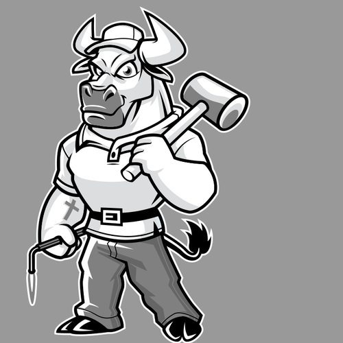 Bull logo with the title 'Logo for RENZ'