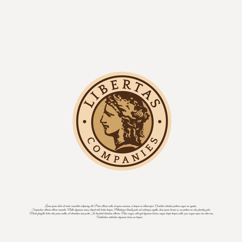 Roman design with the title 'Libertas companies'