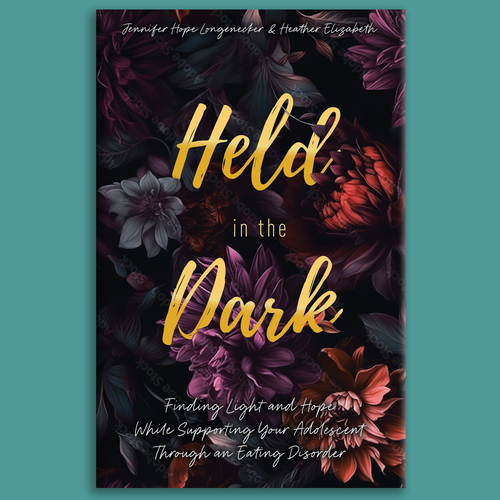 Aesthetic book cover with the title 'Goth cover for teen recovery book'