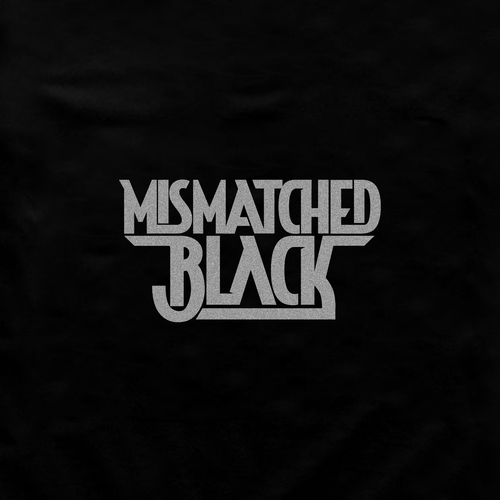 Rock logo with the title 'Bold. masculine logo for Mismatched Black'