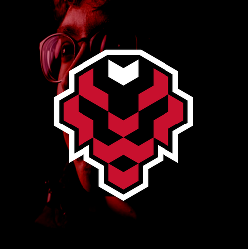 Pictogram logo with the title 'Bold logo lion'