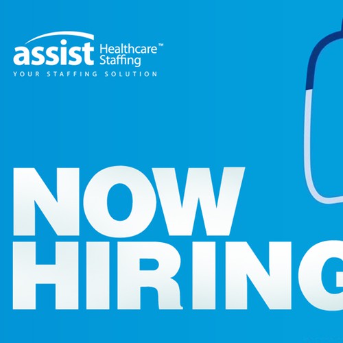 Hospital design with the title 'Facebook Ad for nurse staffing company'