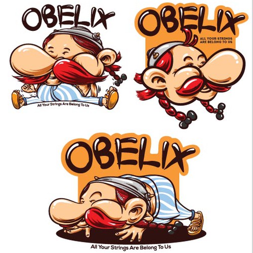 Sticker and decal logo with the title 'STICKERS'