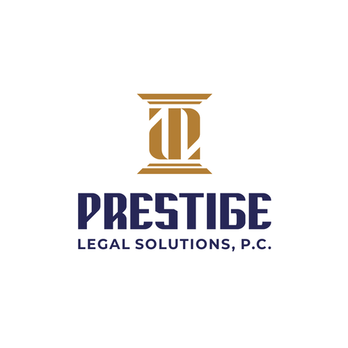 Design with the title 'Firm-Wide Brand Refresh & Visual Identity — Prestige Legal Solutions, P.C.'