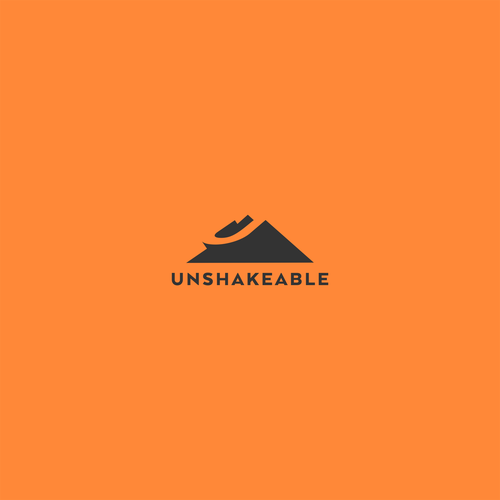 Black and white music logo with the title 'Unshakeable'