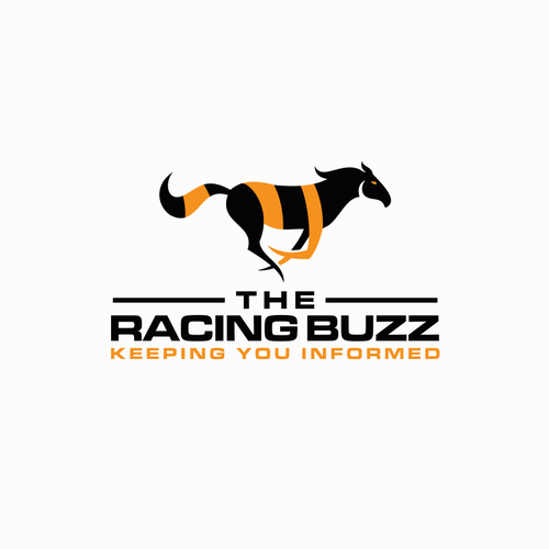 Racing logo with the title 'Racing Horse'
