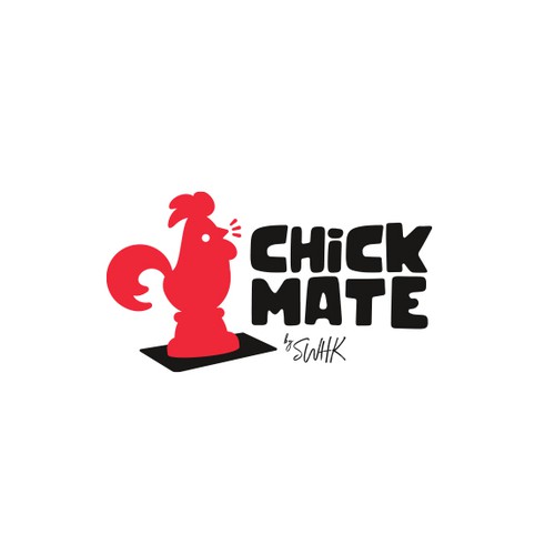 Fast food design with the title 'Chick Mate'