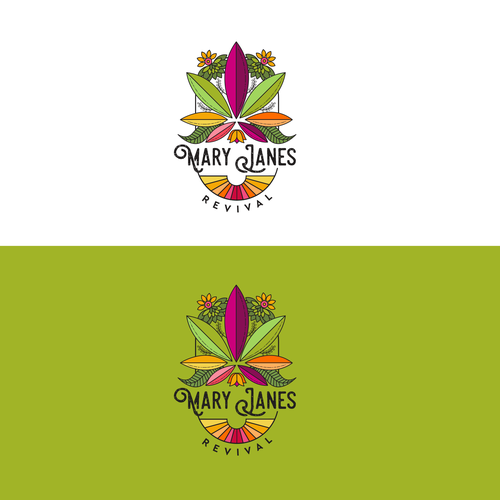 Festival logo with the title 'Mary Janes Revival'