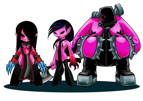 Japanese artwork with the title 'Design for Japanese Consumer Fashion Toy Brand'