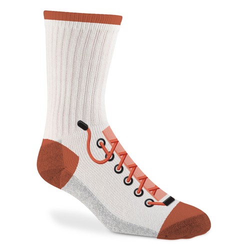 Sock design with the title 'new idea for socks'