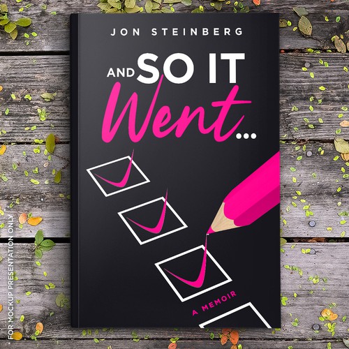 Memoir book cover with the title 'And So It Went...'