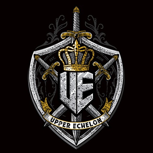 Shield t-shirt with the title 'Upper Echelon Shield'