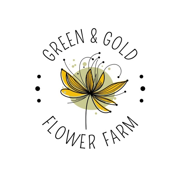 Gold and green logo with the title 'Green & Gold'