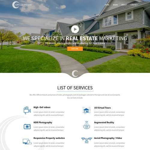 Custom website with the title 'Clean Custom Responsive Design'