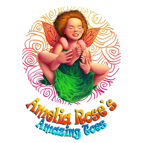 Digital painting artwork with the title 'Cover Book'