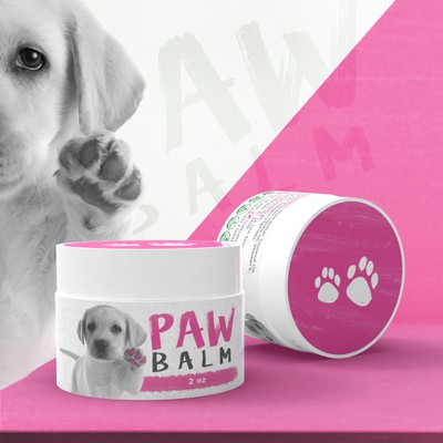 Paw Balm Label Design